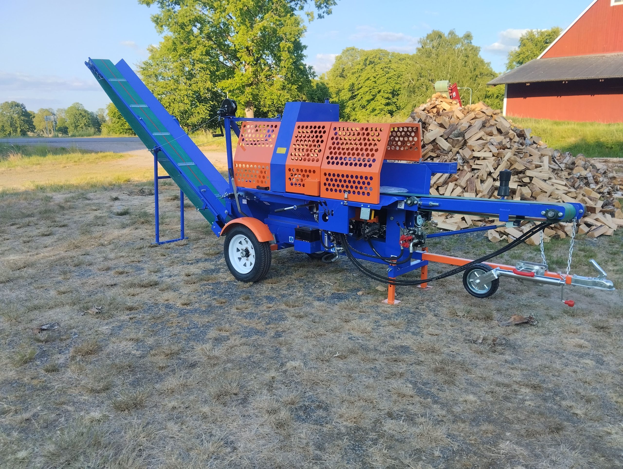 En suverän maskin att klyva veden med