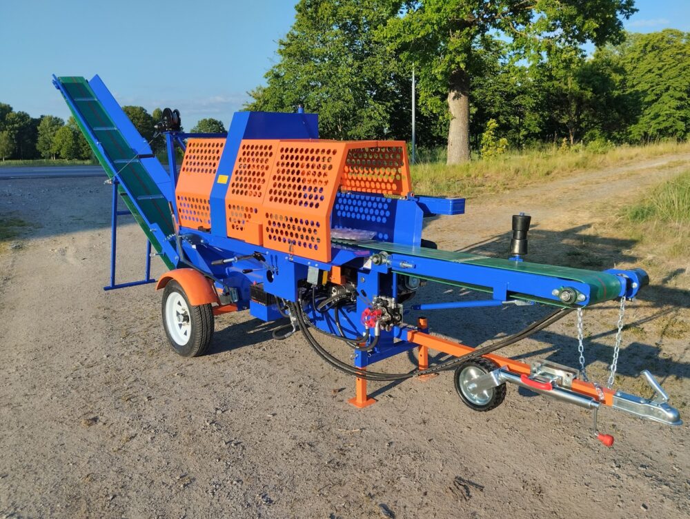 Stor vedprocessor på hela 20 ton