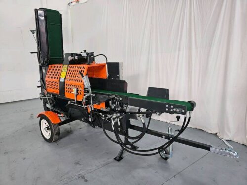 Såhär ser maskinen ut med utmatningen hopfälld