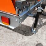 Sågverket på trailern bakifrån