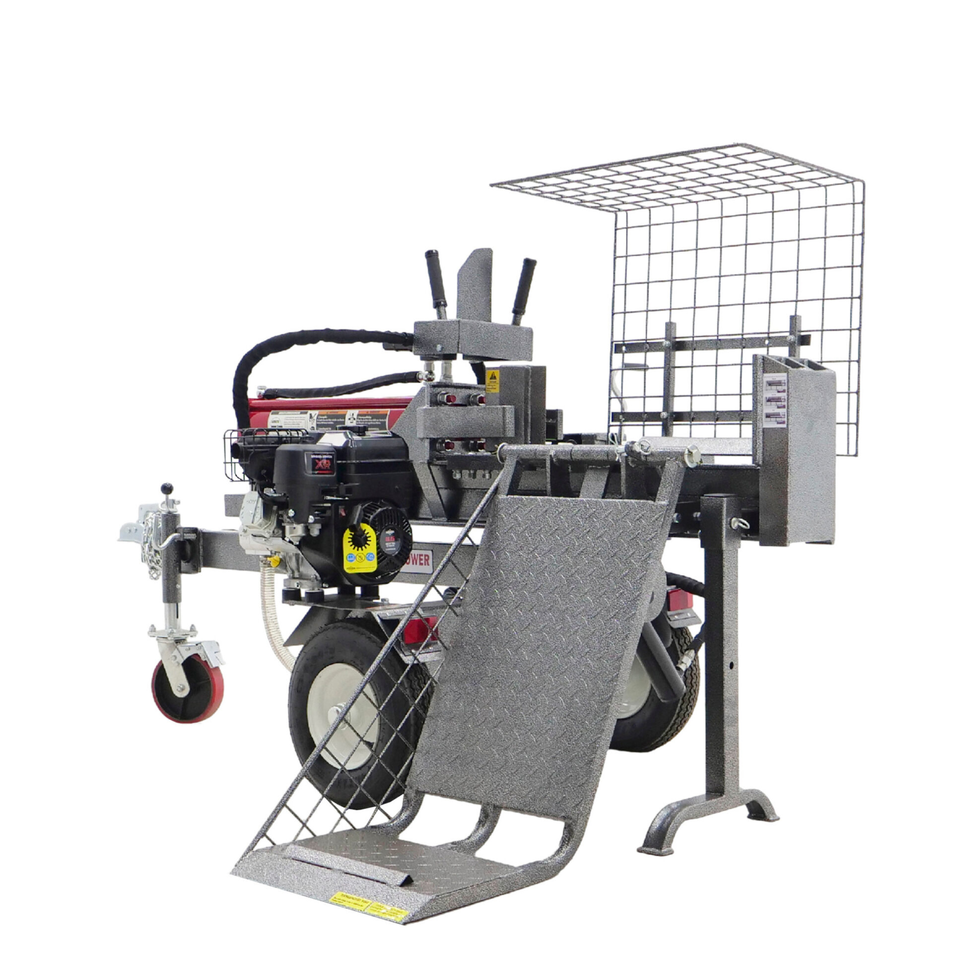 en maskin på hjul med vit bakgrund