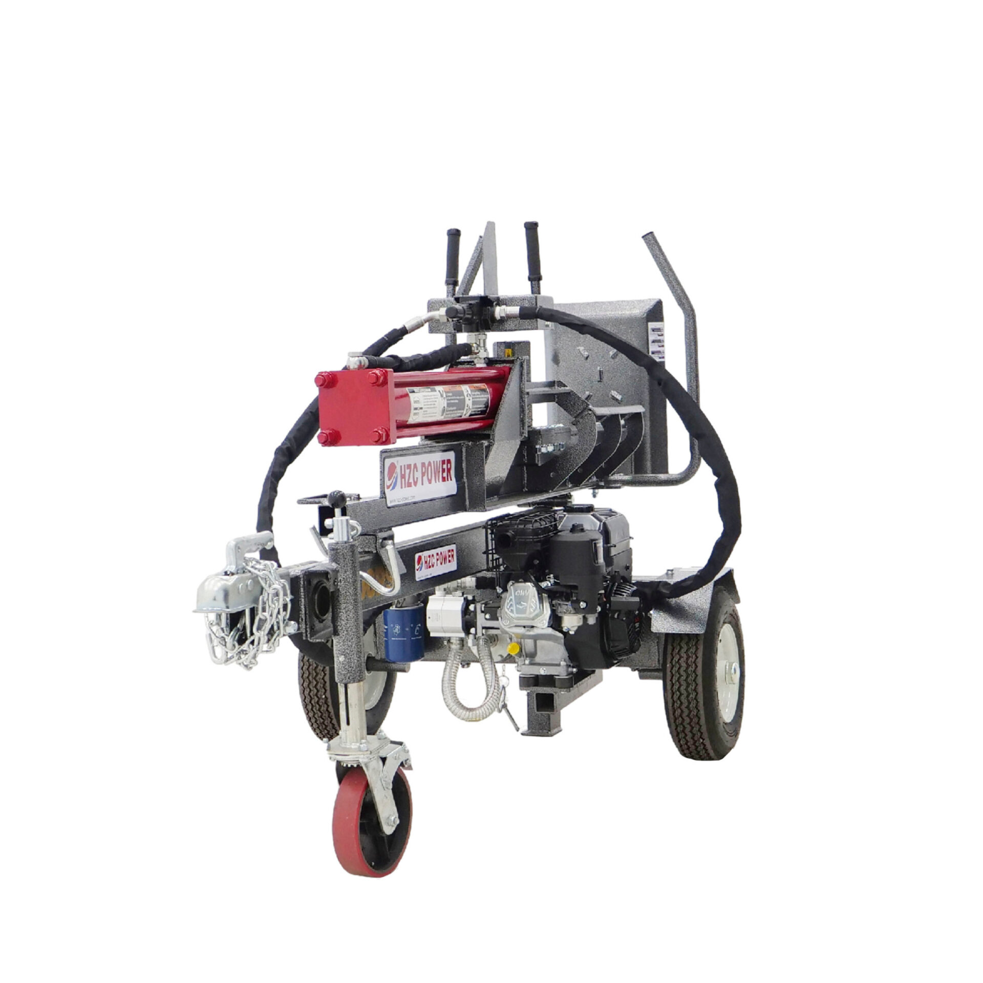 en maskin på hjul med vit bakgrund