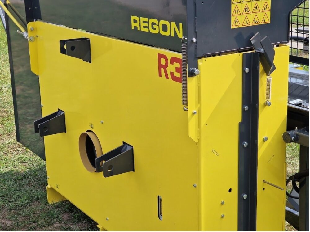 PTO traktordriven vedmaskin med trepunktsfäste