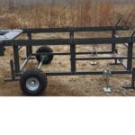 Stockbord med hjul som kan flyttas enkelt